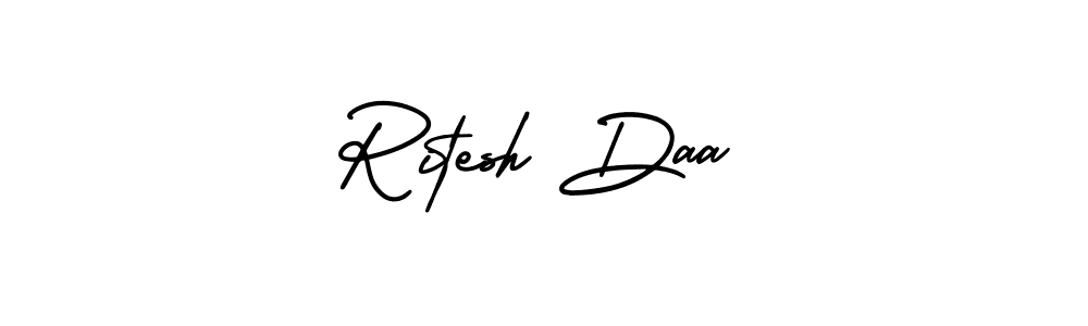 Also we have Ritesh Daa name is the best signature style. Create professional handwritten signature collection using AmerikaSignatureDemo-Regular autograph style. Ritesh Daa signature style 3 images and pictures png