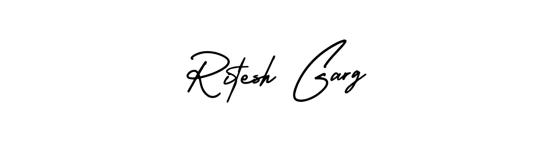 Similarly AmerikaSignatureDemo-Regular is the best handwritten signature design. Signature creator online .You can use it as an online autograph creator for name Ritesh Garg. Ritesh Garg signature style 3 images and pictures png