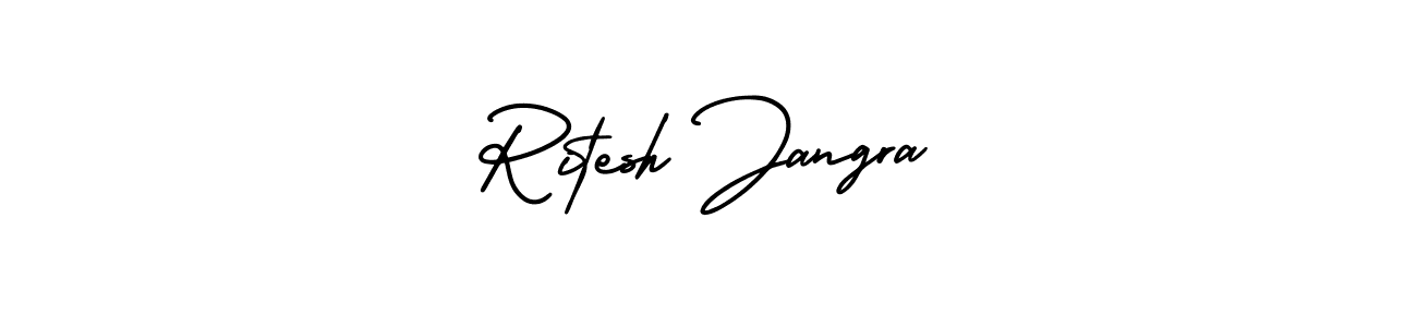 Make a short Ritesh Jangra signature style. Manage your documents anywhere anytime using AmerikaSignatureDemo-Regular. Create and add eSignatures, submit forms, share and send files easily. Ritesh Jangra signature style 3 images and pictures png