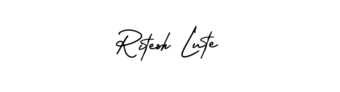 Make a short Ritesh Lute signature style. Manage your documents anywhere anytime using AmerikaSignatureDemo-Regular. Create and add eSignatures, submit forms, share and send files easily. Ritesh Lute signature style 3 images and pictures png