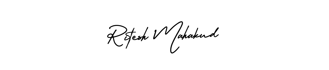 It looks lik you need a new signature style for name Ritesh Mahakud. Design unique handwritten (AmerikaSignatureDemo-Regular) signature with our free signature maker in just a few clicks. Ritesh Mahakud signature style 3 images and pictures png