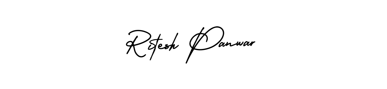 Best and Professional Signature Style for Ritesh Panwar. AmerikaSignatureDemo-Regular Best Signature Style Collection. Ritesh Panwar signature style 3 images and pictures png