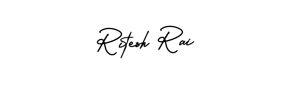 Best and Professional Signature Style for Ritesh Rai. AmerikaSignatureDemo-Regular Best Signature Style Collection. Ritesh Rai signature style 3 images and pictures png