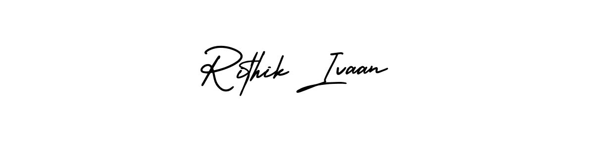 Make a short Rithik Ivaan signature style. Manage your documents anywhere anytime using AmerikaSignatureDemo-Regular. Create and add eSignatures, submit forms, share and send files easily. Rithik Ivaan signature style 3 images and pictures png