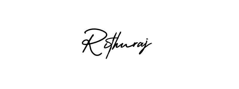 Make a beautiful signature design for name Rithuraj. With this signature (AmerikaSignatureDemo-Regular) style, you can create a handwritten signature for free. Rithuraj signature style 3 images and pictures png