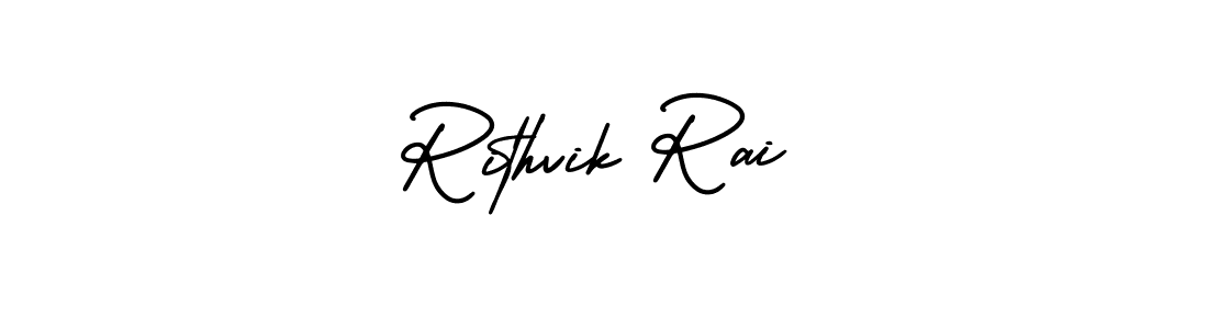 Make a beautiful signature design for name Rithvik Rai. Use this online signature maker to create a handwritten signature for free. Rithvik Rai signature style 3 images and pictures png