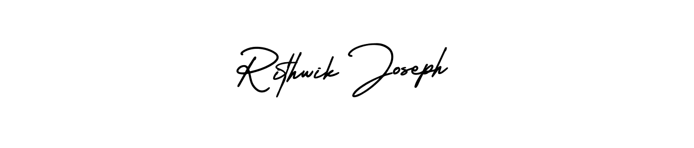 Design your own signature with our free online signature maker. With this signature software, you can create a handwritten (AmerikaSignatureDemo-Regular) signature for name Rithwik Joseph. Rithwik Joseph signature style 3 images and pictures png