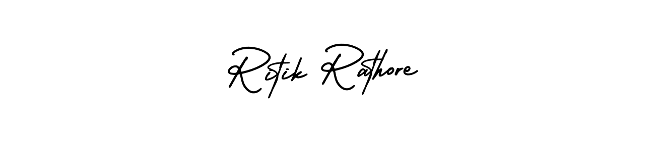 Best and Professional Signature Style for Ritik Rathore. AmerikaSignatureDemo-Regular Best Signature Style Collection. Ritik Rathore signature style 3 images and pictures png