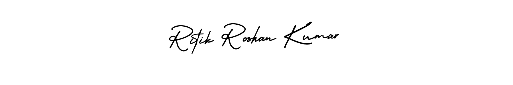 Make a beautiful signature design for name Ritik Roshan Kumar. With this signature (AmerikaSignatureDemo-Regular) style, you can create a handwritten signature for free. Ritik Roshan Kumar signature style 3 images and pictures png