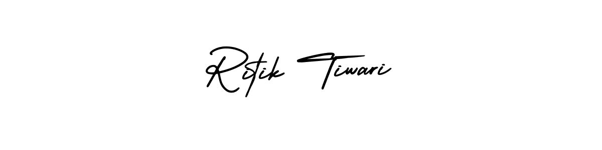 It looks lik you need a new signature style for name Ritik Tiwari. Design unique handwritten (AmerikaSignatureDemo-Regular) signature with our free signature maker in just a few clicks. Ritik Tiwari signature style 3 images and pictures png