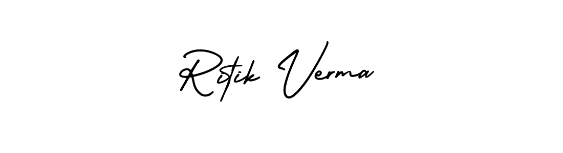 Make a beautiful signature design for name Ritik Verma. Use this online signature maker to create a handwritten signature for free. Ritik Verma signature style 3 images and pictures png