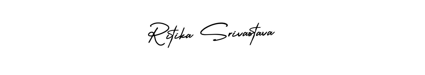 Make a short Ritika Srivastava signature style. Manage your documents anywhere anytime using AmerikaSignatureDemo-Regular. Create and add eSignatures, submit forms, share and send files easily. Ritika Srivastava signature style 3 images and pictures png