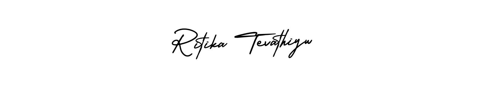 Also we have Ritika Tevathiyw name is the best signature style. Create professional handwritten signature collection using AmerikaSignatureDemo-Regular autograph style. Ritika Tevathiyw signature style 3 images and pictures png