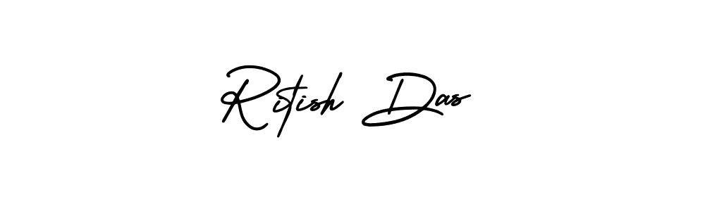 Design your own signature with our free online signature maker. With this signature software, you can create a handwritten (AmerikaSignatureDemo-Regular) signature for name Ritish Das. Ritish Das signature style 3 images and pictures png