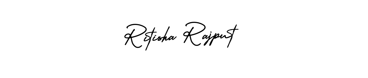 Use a signature maker to create a handwritten signature online. With this signature software, you can design (AmerikaSignatureDemo-Regular) your own signature for name Ritisha Rajput. Ritisha Rajput signature style 3 images and pictures png