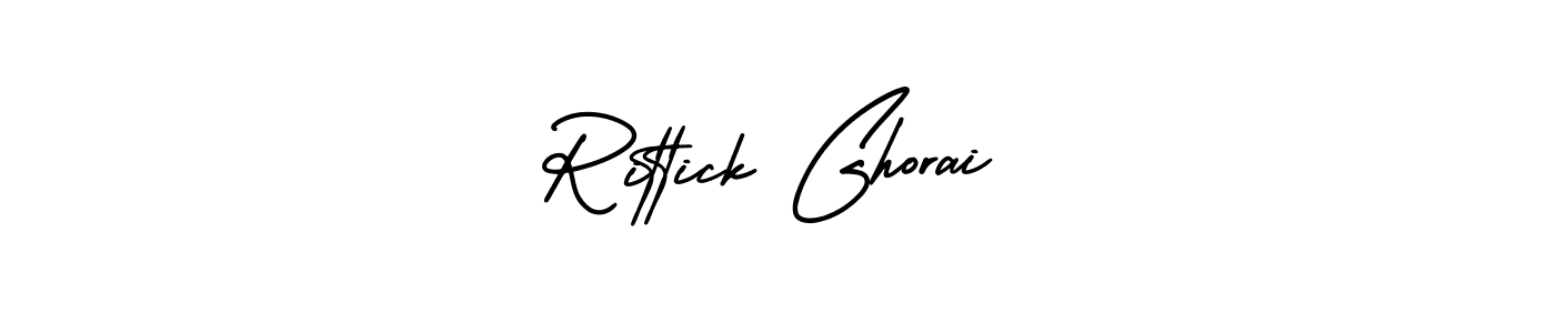 This is the best signature style for the Rittick Ghorai name. Also you like these signature font (AmerikaSignatureDemo-Regular). Mix name signature. Rittick Ghorai signature style 3 images and pictures png