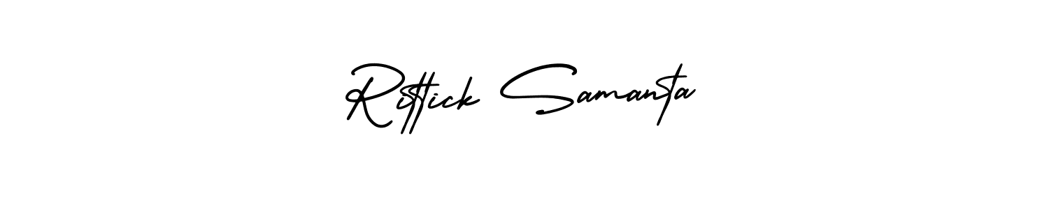 Also You can easily find your signature by using the search form. We will create Rittick Samanta name handwritten signature images for you free of cost using AmerikaSignatureDemo-Regular sign style. Rittick Samanta signature style 3 images and pictures png