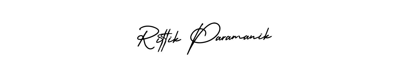 It looks lik you need a new signature style for name Rittik Paramanik. Design unique handwritten (AmerikaSignatureDemo-Regular) signature with our free signature maker in just a few clicks. Rittik Paramanik signature style 3 images and pictures png