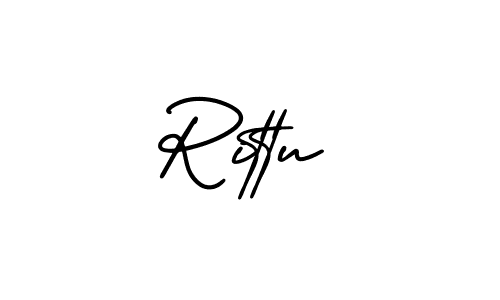 The best way (AmerikaSignatureDemo-Regular) to make a short signature is to pick only two or three words in your name. The name Rittu include a total of six letters. For converting this name. Rittu signature style 3 images and pictures png