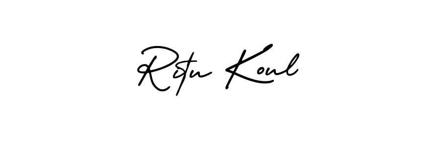 Design your own signature with our free online signature maker. With this signature software, you can create a handwritten (AmerikaSignatureDemo-Regular) signature for name Ritu Koul. Ritu Koul signature style 3 images and pictures png