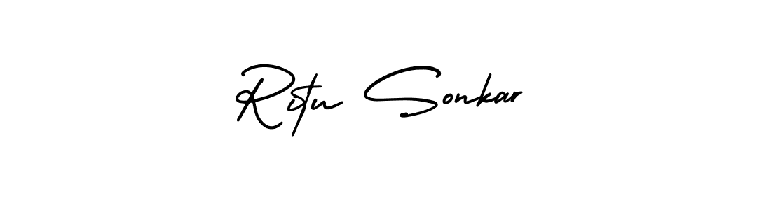 Use a signature maker to create a handwritten signature online. With this signature software, you can design (AmerikaSignatureDemo-Regular) your own signature for name Ritu Sonkar. Ritu Sonkar signature style 3 images and pictures png