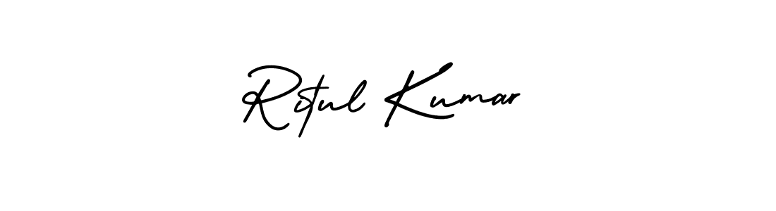 Also we have Ritul Kumar name is the best signature style. Create professional handwritten signature collection using AmerikaSignatureDemo-Regular autograph style. Ritul Kumar signature style 3 images and pictures png