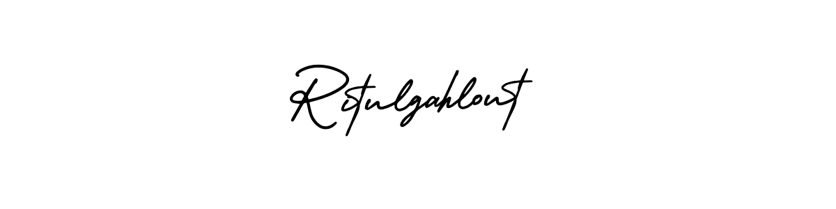 Also we have Ritulgahlout name is the best signature style. Create professional handwritten signature collection using AmerikaSignatureDemo-Regular autograph style. Ritulgahlout signature style 3 images and pictures png