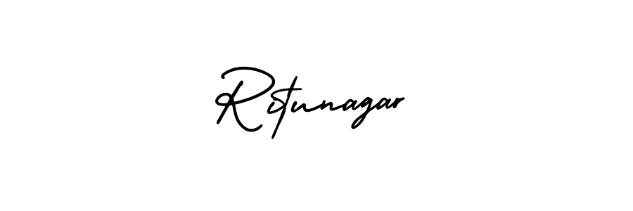 Best and Professional Signature Style for Ritunagar. AmerikaSignatureDemo-Regular Best Signature Style Collection. Ritunagar signature style 3 images and pictures png