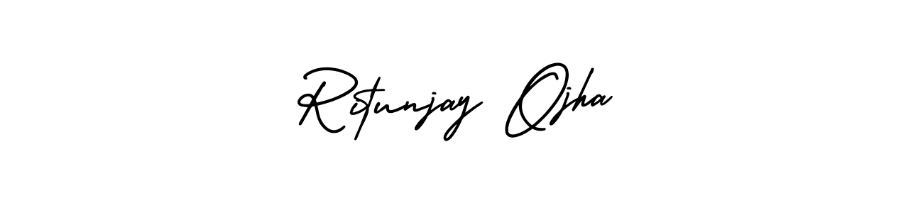 AmerikaSignatureDemo-Regular is a professional signature style that is perfect for those who want to add a touch of class to their signature. It is also a great choice for those who want to make their signature more unique. Get Ritunjay Ojha name to fancy signature for free. Ritunjay Ojha signature style 3 images and pictures png