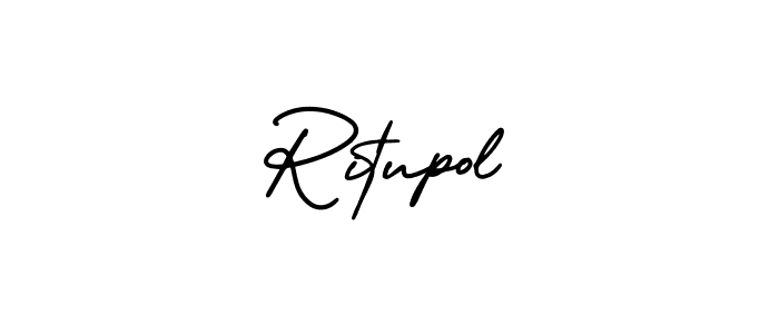 You can use this online signature creator to create a handwritten signature for the name Ritupol. This is the best online autograph maker. Ritupol signature style 3 images and pictures png