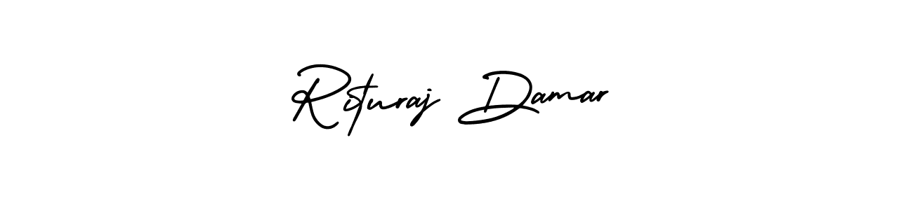 Use a signature maker to create a handwritten signature online. With this signature software, you can design (AmerikaSignatureDemo-Regular) your own signature for name Rituraj Damar. Rituraj Damar signature style 3 images and pictures png