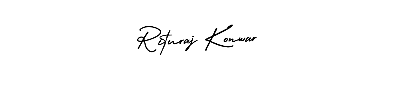 Make a beautiful signature design for name Rituraj Konwar. With this signature (AmerikaSignatureDemo-Regular) style, you can create a handwritten signature for free. Rituraj Konwar signature style 3 images and pictures png