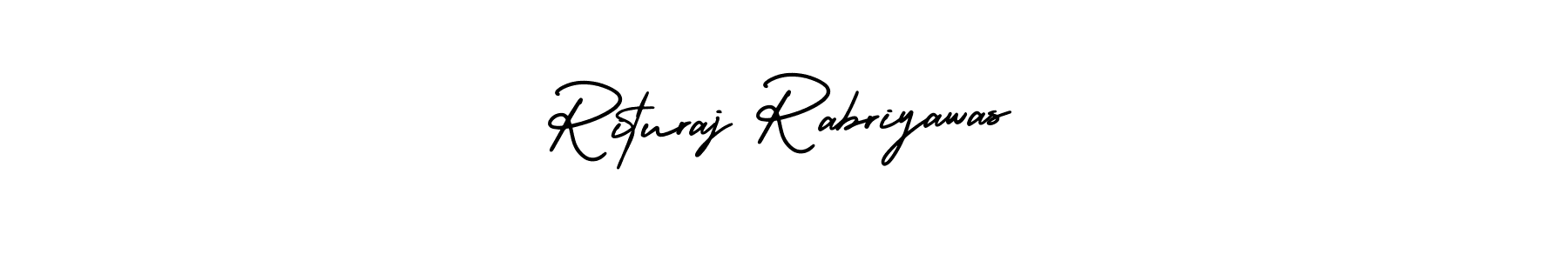 Design your own signature with our free online signature maker. With this signature software, you can create a handwritten (AmerikaSignatureDemo-Regular) signature for name Rituraj Rabriyawas. Rituraj Rabriyawas signature style 3 images and pictures png