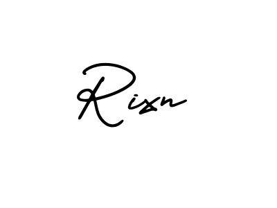 You should practise on your own different ways (AmerikaSignatureDemo-Regular) to write your name (Rixn) in signature. don't let someone else do it for you. Rixn signature style 3 images and pictures png
