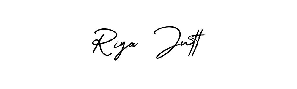 Check out images of Autograph of Riya  Jutt name. Actor Riya  Jutt Signature Style. AmerikaSignatureDemo-Regular is a professional sign style online. Riya  Jutt signature style 3 images and pictures png