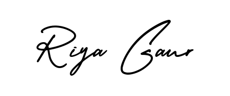 How to Draw Riya Gaur signature style? AmerikaSignatureDemo-Regular is a latest design signature styles for name Riya Gaur. Riya Gaur signature style 3 images and pictures png
