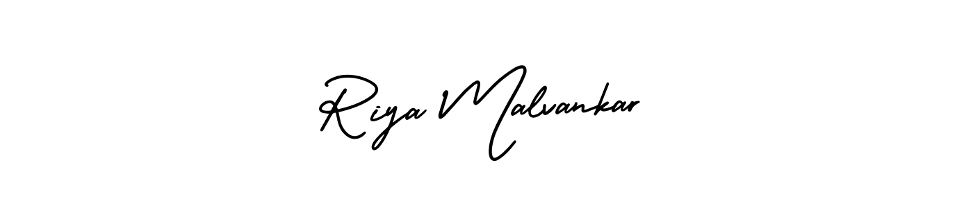 How to Draw Riya Malvankar signature style? AmerikaSignatureDemo-Regular is a latest design signature styles for name Riya Malvankar. Riya Malvankar signature style 3 images and pictures png