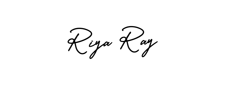 How to make Riya Ray signature? AmerikaSignatureDemo-Regular is a professional autograph style. Create handwritten signature for Riya Ray name. Riya Ray signature style 3 images and pictures png