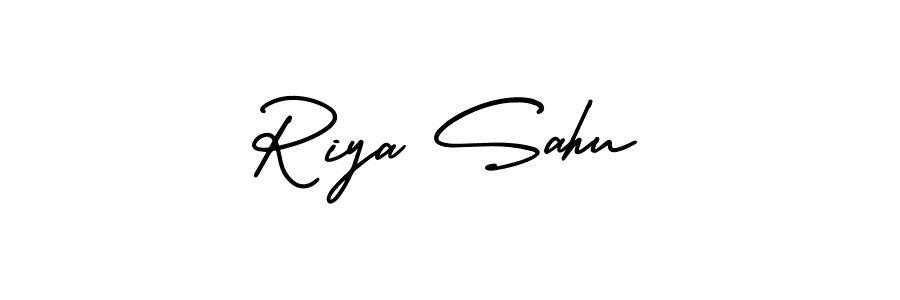 if you are searching for the best signature style for your name Riya Sahu. so please give up your signature search. here we have designed multiple signature styles  using AmerikaSignatureDemo-Regular. Riya Sahu signature style 3 images and pictures png
