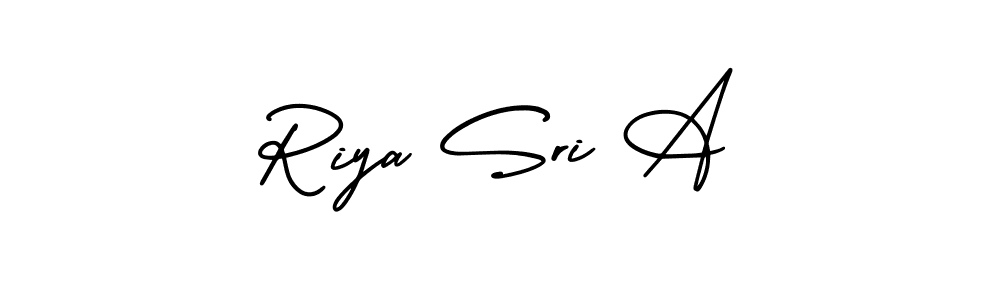 It looks lik you need a new signature style for name Riya Sri A. Design unique handwritten (AmerikaSignatureDemo-Regular) signature with our free signature maker in just a few clicks. Riya Sri A signature style 3 images and pictures png