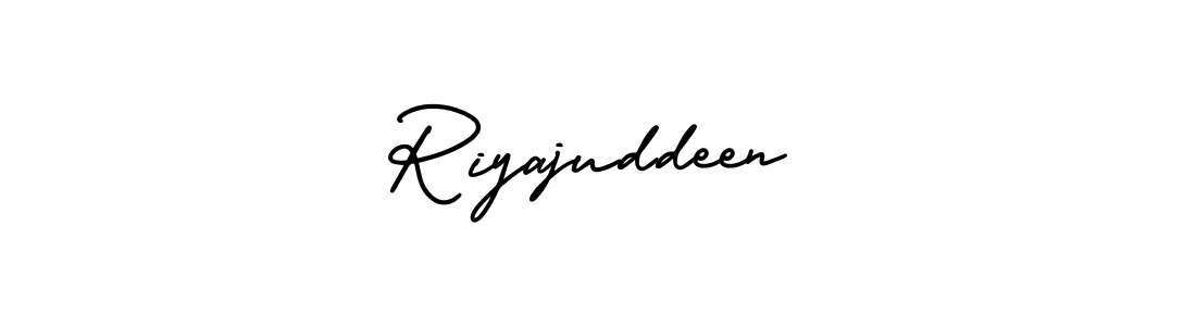 How to Draw Riyajuddeen signature style? AmerikaSignatureDemo-Regular is a latest design signature styles for name Riyajuddeen. Riyajuddeen signature style 3 images and pictures png