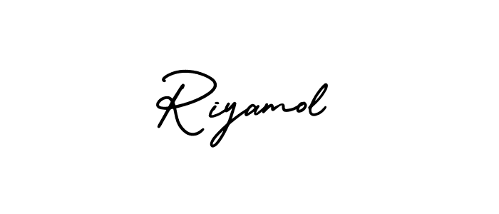 Make a beautiful signature design for name Riyamol. Use this online signature maker to create a handwritten signature for free. Riyamol signature style 3 images and pictures png