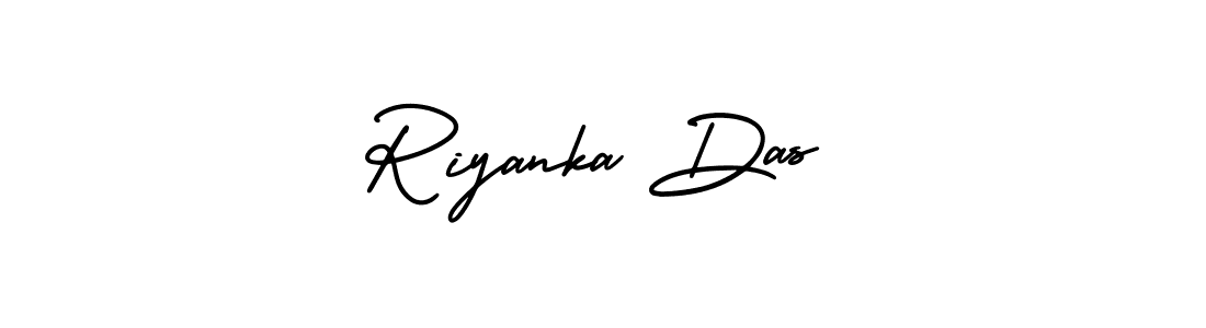 AmerikaSignatureDemo-Regular is a professional signature style that is perfect for those who want to add a touch of class to their signature. It is also a great choice for those who want to make their signature more unique. Get Riyanka Das name to fancy signature for free. Riyanka Das signature style 3 images and pictures png