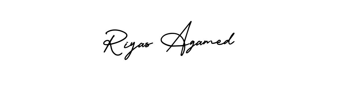 See photos of Riyas Agamed official signature by Spectra . Check more albums & portfolios. Read reviews & check more about AmerikaSignatureDemo-Regular font. Riyas Agamed signature style 3 images and pictures png