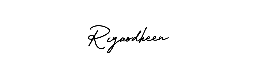 Use a signature maker to create a handwritten signature online. With this signature software, you can design (AmerikaSignatureDemo-Regular) your own signature for name Riyasdheen. Riyasdheen signature style 3 images and pictures png