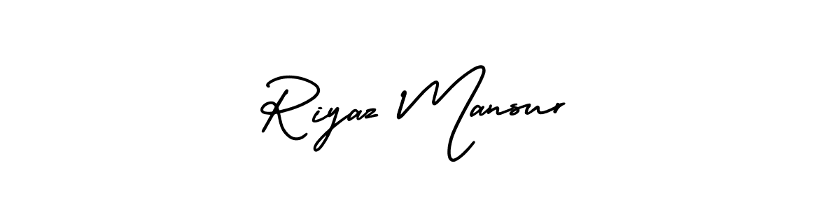 Also You can easily find your signature by using the search form. We will create Riyaz Mansur name handwritten signature images for you free of cost using AmerikaSignatureDemo-Regular sign style. Riyaz Mansur signature style 3 images and pictures png