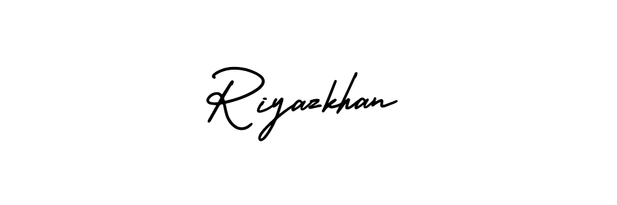 Make a beautiful signature design for name Riyazkhan. With this signature (AmerikaSignatureDemo-Regular) style, you can create a handwritten signature for free. Riyazkhan signature style 3 images and pictures png