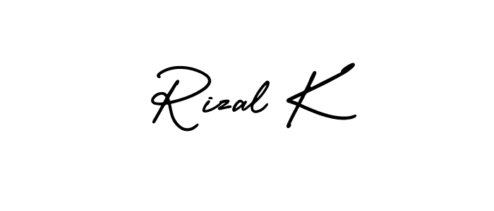 You can use this online signature creator to create a handwritten signature for the name Rizal K. This is the best online autograph maker. Rizal K signature style 3 images and pictures png