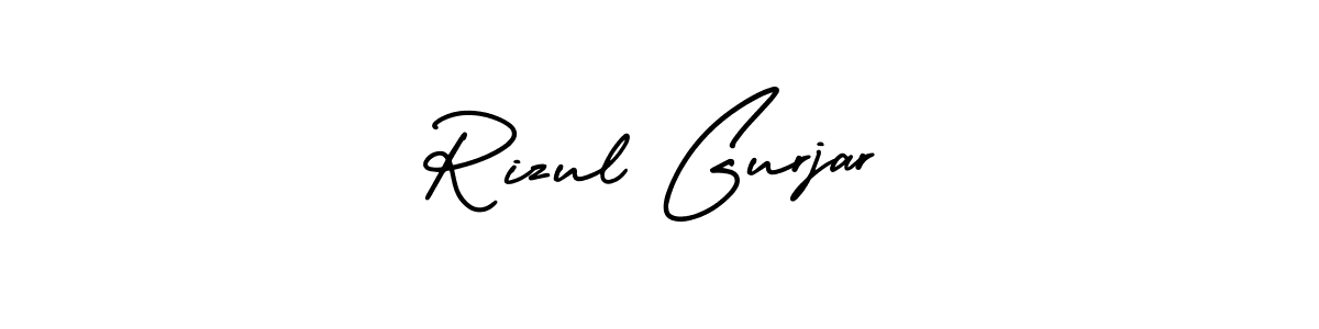 Best and Professional Signature Style for Rizul Gurjar. AmerikaSignatureDemo-Regular Best Signature Style Collection. Rizul Gurjar signature style 3 images and pictures png