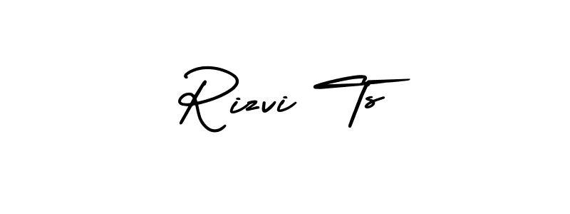 Create a beautiful signature design for name Rizvi Ts. With this signature (AmerikaSignatureDemo-Regular) fonts, you can make a handwritten signature for free. Rizvi Ts signature style 3 images and pictures png